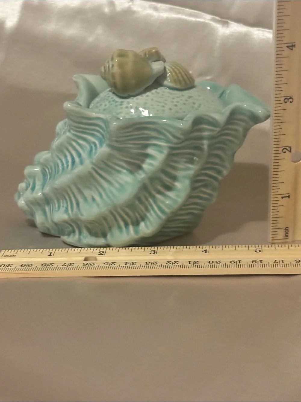 Pier 1 Imports Turquoise Ceramic Lidded Jar/ Sugar Bowl